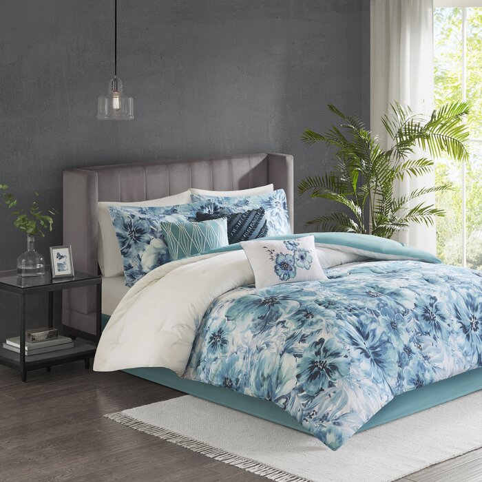 House Of Hampton Teegan Comforter Set & Reviews | Wayfair.ca